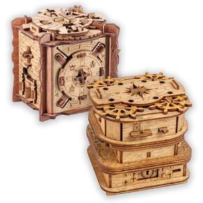 Idventure Cluebox - Davy Jones Locker و Trial of Camelot - Escape Room Game - Puzzle Box - Seuqential 3D Puzzle للبالغين - دعابة الدماغ