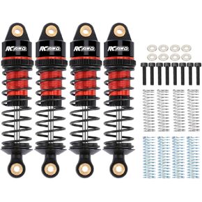 مجموعة صدمة الألومنيوم RCAWD 4PC ، 58 مم لـ ARRMA 1/18 ARA2102 GROM MEGA Blue