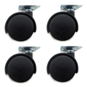 مجموعة HNFSHOP من 4 أجهزة PCS الأثاث دوار المجلس/العجلة جزء للكرسي/الجدول/padestal (ديا 1.5 بوصة w/الفرامل)