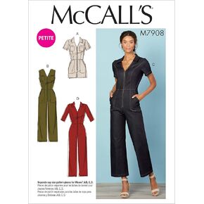 بذرة McCall Pattern Petite طويلة وقصيرة للنساء ، أحجام 6-14 نمط الخياطة
