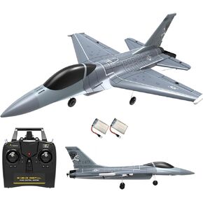 F-16 Falcon Fighter Jet F-16 RC Plane 4 Channel F16 Fighting Remote Control Aircraft with Aerobatic 6-Axis Full-Function for Beginner Adults Boys