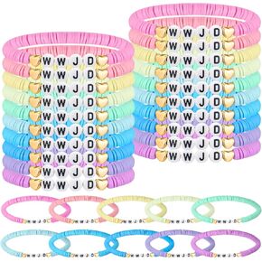 30 PCS WWJD أساور يسوع أساور الصداقة معصمًا مسيحيًا دينيًا للأطفال