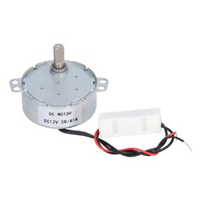 محرك DC ، 50TYC DC12V 5RPM محرك الغزلان مع عمود مسطح واحد ، الدعائم الهالوين عالية التواء CCW/CW الاتجاه للمنتجات الإلكترونية لحقل السيارات