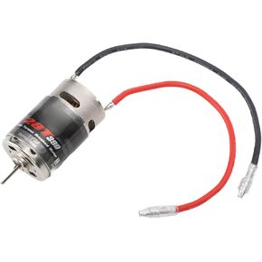 390 RC Motor Steel Stains Steelded ضوضاء منخفضة ضوضاء أسود محرك RC للفرشاة لمدة 1/16 RC CAR