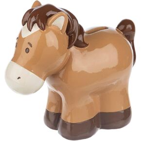 Ganz Horse Money Bank ، طوله 7 بوصات ، Brown ، BG4663