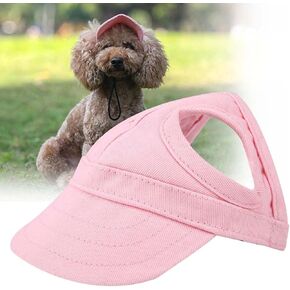 Pet Dog Hat Cat Dog Baseball ، Pet Sunbonnet مع فتحات الأذن ، شريط قابل للتعديل ، قبعة رياضية للحيوانات الأليفة للحيوانات الأليفة لفصل الربيع في فصل الربيع الرياضي ، البيسبول للحيوانات الأليفة في الهواء الطلق (M)