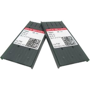 إبرة Groz-Beckert في CKPSMS Clear Box-20pcs Groz-Beckert 332ll 29x4ntw dix4 إبر جلدية متوافقة مع المغني 29-4 ، 29 كيلو آلات (22/140)