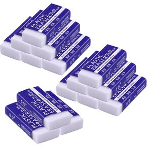 White Erasers, Artist Eraser for Drawing Art Sketching, Pencil Erasers for Kids Bulk Students School Supplies Office (8)