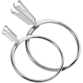 2 قطع خاتم الزفاف TRAW-ON TOOL RING فارغة دعم الحجر فضفاضة خاتم الحجر الأحجار الكريمة حامل الشق 2