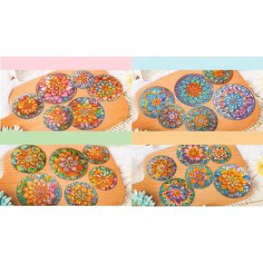 ملصقات Capasin Mandala 48 PCS طقم الحيوانات الأليفة للسردة مقاوم للماء صافي ملصق Junk Journaling Supplies Journal Diary Planner Collage Paper Paper Crafts Orforts Glitit in Saudi Arabia