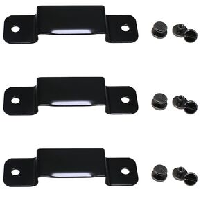 Maxmoral 3PCS 73.5mm Compact Ferrous Metal Measuring Tape Holders with Mounting Screws Leather Pocket Tool Tool Kit Hardware for Tape Holder Kit Leather Sheet