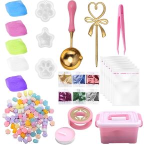 Gosknor Jelly Candle Making Kit ، DIY Colorful Wax Pits Pits Candle Making Crafts Gel Wax Candle Supplies لصنع شموع مخصصة لمحبي اليدين.
