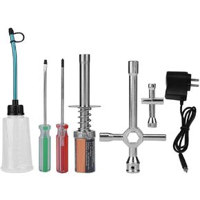 TBEST Starter Kit ، قابس Igniter مع الشاحن RC Truck Car Part for HSP Redcat (US Plug).