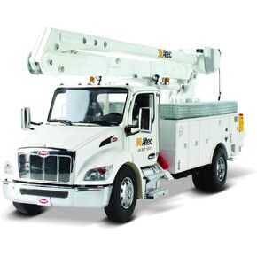 Diecast Masters 1:32 Scale Peterbilt Model 536 with Altec AA55 Aerial Service Body, White cab & White Body | Transport Series Model 71105