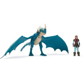 Dreamworks Dragons, How to Train Your Dragon, Deadly Nadder & Astrid, Viking Duo Action Figures, Kids Toys for Boys Ages 4 and up