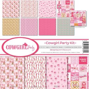 Reminisce Cowgirl Party Scrapbook Collection Kit