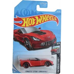 Hot Wheels Corvette C7 Z06 Convertible ، [Red] 95/250 Roadsters 5/5