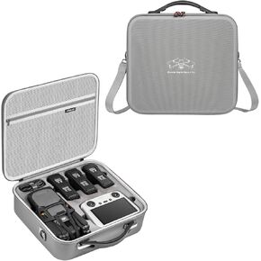 Mavic 3 Pro Careing Case ، حقيبة جلدية PU المحمولة مع حزام الكتف لـ DJI Mavic 3 Pro مع DJI RC Controller تطير المزيد من الملحقات التحرير والسرد
