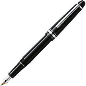 MONTBLANC 145-Meisterstuck Classique Platinum Fountain Pen, Medium Nib (106522)