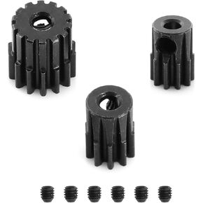 48dp ترس معدني من الصلب الصلب 2.3 مم عمود 14T 10T 9T المعدني المعدات المعدنية المعدنية ل 1/18 RC CAR TRAXXAS LARRAX TETON RALLY PRERUNNER SST Part 7592/7645/7644