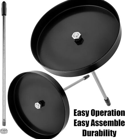 2 Pcs Desk Receipt Organizer Receipt Holder,Receipt Spike Ticket Spike Bill Fork, Receipt Holder Organizer,Ticket Holder for Restaurant Ticket Holder,Ticket Stabber Spindle (Black, 2 Pack) in Saudi Arabia