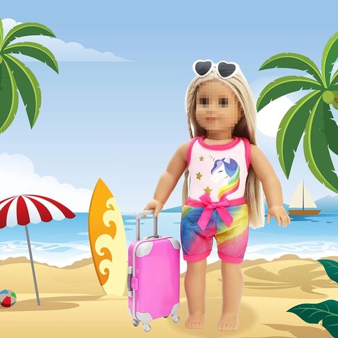 Sotogo 34 Pitch Baby Doll Care مجموعة دمى تغذية وتغيير الملحقات تعيين ملحقات دمى الطفل في حقيبة ، بدون دمية in Kuwait