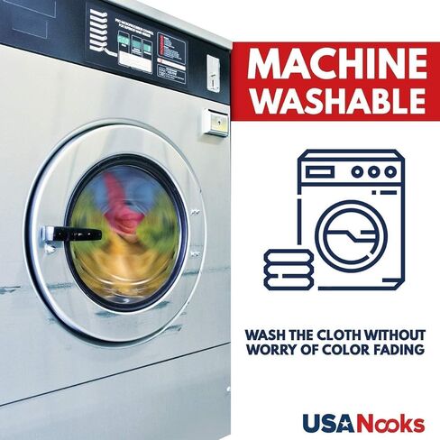 USANOOKS Microfiber Cleaning Cloth - 12Pcs (16x16 inch) High Performance - 1200 Washes, Ultra Absorbent Towels Weave Grimes & Liquid for Streak-Free Mirror Shine - Car Cleaning Rags - Multicolour Pack in Saudi Arabia