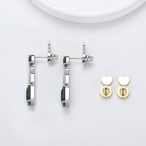 Earring Backs, AKRUWELRY Heart Shape Earring Lifter Backs Replacements for Droopy Ears Heavy Earrings Locking Earring Backings for Studs Large Support Backs in Kuwait