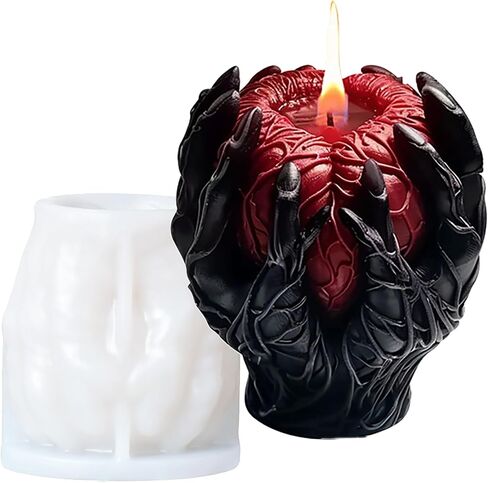 القطط صابون قالب راتنج الحيوانات المجوهرات الصلبة صب القالب 3D Silicone Craft إمدادات لصنع الشموع in Kuwait