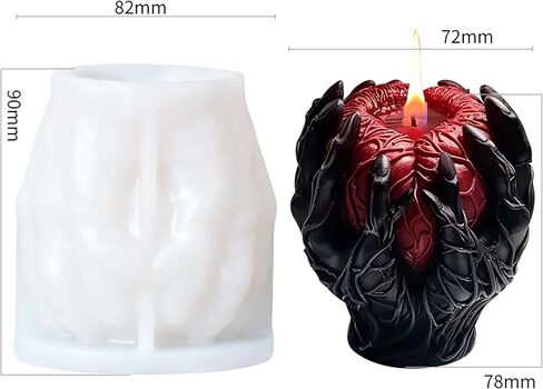القطط صابون قالب راتنج الحيوانات المجوهرات الصلبة صب القالب 3D Silicone Craft إمدادات لصنع الشموع in Kuwait