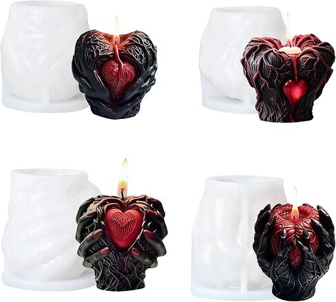 القطط صابون قالب راتنج الحيوانات المجوهرات الصلبة صب القالب 3D Silicone Craft إمدادات لصنع الشموع in Kuwait