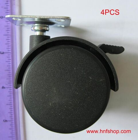 مجموعة HNFSHOP من 4 أجهزة PCS الأثاث دوار المجلس/العجلة جزء للكرسي/الجدول/padestal (ديا 1.5 بوصة w/الفرامل) in Kuwait