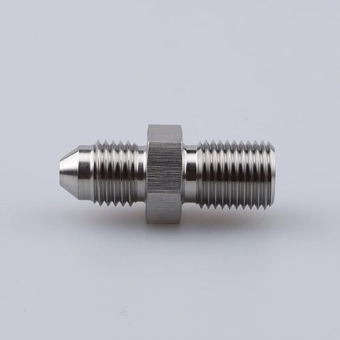 AC PERFORMANCE Stainless Steel Fuel line adaptor fitting -4 AN AN4 Male Flare to M10 x 1.25 Male Metric Thread Adapter Connector in Saudi Arabia