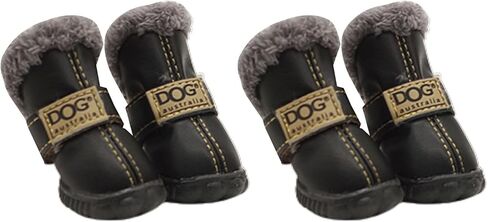 Muloo Dog Snow Booties Sock Boot Rain Booties Non-Slip Waterproof Breathable Wearable for Small Medium and Large Dogs, 5#, Yellow in Kuwait