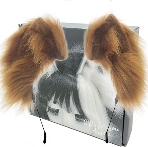 Agymo Handmade Cat Ears Cosplays,Animal headbands, Fox Wolf Animal ears, Costume Headwear Halloween costume in Saudi Arabia