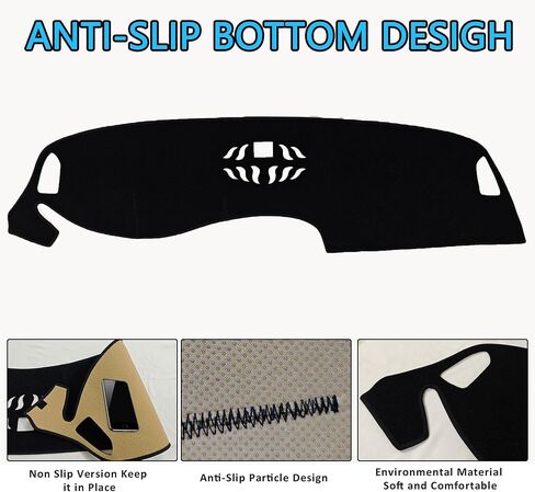 Dash Cover for Honda CRV CR-V 2025 2024 2023 Accessories Dashboard Cover Mat Dash Mat Dash Carpet Cover Protector Sunshade No Glare (Without Hud), Black in Saudi Arabia
