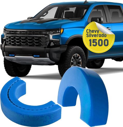 غطاء خطاف السحب متوافق مع ملحقات 2007-2024 Chevy Silverado 1500، غطاء خطاف السحب الأمامي - غطاء وصلة الجر - أغطية وصلة الجر للشاحنات تناسب 2007-2024 شيفروليه سيلفرادو 1500 ملحقات (سيليكون) in Kuwait
