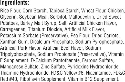 DreamBone Dream Kabobz، مضغ خالي من الجلود الخام للكلاب، 54 قطعة (3 عبوات من 18 قطعة) in Kuwait