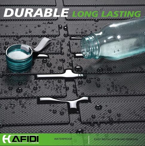 HAFIDI® Floor Mats & Cargo Liner Set Fit For 2023 2024 2025 Honda CRV Hybrid & 2023 2024 2025 Honda CRV All Weather Protection TPE Anti-Slip Automotive Full Set Floor Liners Custom Accessories - Black in Kuwait