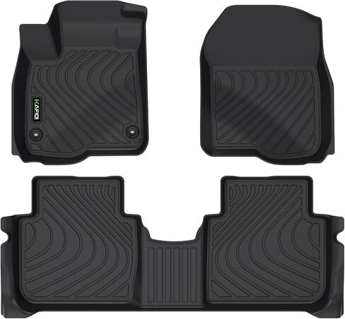 HAFIDI® Floor Mats & Cargo Liner Set Fit For 2023 2024 2025 Honda CRV Hybrid & 2023 2024 2025 Honda CRV All Weather Protection TPE Anti-Slip Automotive Full Set Floor Liners Custom Accessories - Black in Kuwait