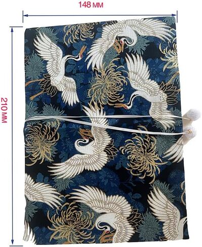 Reusable Book Cover, Cloth Book Protector (S2, Medium-A5) in Saudi Arabia