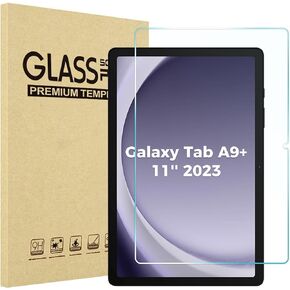 2 Pack Screen Protector for Galaxy Tab A9 Plus 11 Inch 2023, HD Tempered Glass 9H Film Guard for 11" Tab A9+ 5G Tablet (SM-X210/X216/X218)