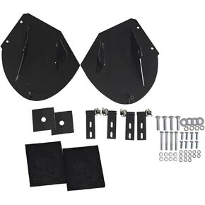 Fits Most Pickup-Mounted snowplows Universal Heavy Duty Snow Plow Pro-Wing Blade Extenders Extensions Replacement PW22 Compatible with Meyer Western Boss Snowplow Blade Extenders(Black)