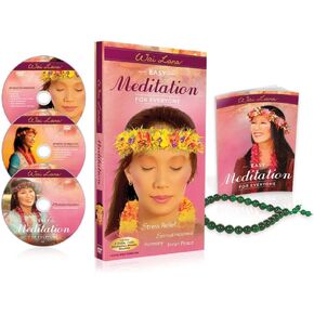 Wai Lana: Easy Meditation for Everyone Gift Set – 2 DVDs 1 CD and Japa Beads - 10 Easy-to-Follow Methods of Yoga Sound Meditation