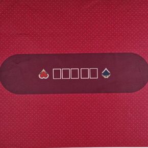 BALIKEN 108 X56 Inch Texas Holdem Felt Professional Grade Mat,Dustproof Professional Gambling Tablecloth,Washable and Ironable