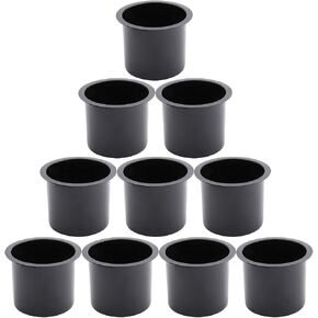10 Pieces of Solid Aluminum Drop-in Drink Cup Holder for Boat,Table,Camper (10 Pack of Silver) in Saudi Arabia