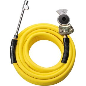 WYNNsky Truck Inflator Kit, 3/8''×50ft Hybrid Air Hose with 1/4''MNPT Endings, Universal Glad Hand&Chuck