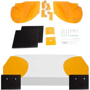 ECOTRIC Universal Snow Plow Pro-Wing Blade Extenders Extensions for PW22 Compatible with Meyer Western Boss Snowplow Blade Extenders