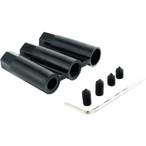 Abfer Shift Knob Adapter Car Gear Stick Shifter Replacement Kits Accessories for Most Vehicle Truck,Aluminum Alloy