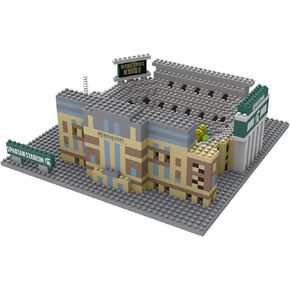 FOCO NCAA Unisex-Adult NCAA College Team Construction Blocks 3D Mini BRXLZ Stadium